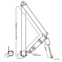 3pt Front Automatic Seatbelt GREY(300mm Stalk Bkl)