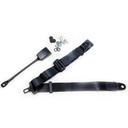 3pt Front Static Seatbelt BLACK(300mm Stalk Bkl)