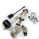 3pt Front Automatic Seatbelt BEIGE(250mm Stalk Bkl)