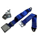 Classic Static Lap Belt with 90° Anchor Plates (Navy-Blue)