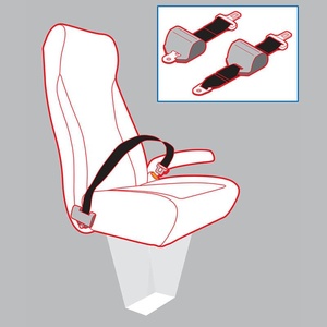 Passenger & Commercial Transport / 2 Point Retractable Lap Belts