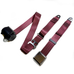3pt Auto Belt 0-0 Classic MG etc - BURGUNDY