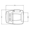 ITW Nexus Plastic Buckle 40mm Black SS440 Plus (High Strength)