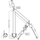 WHEEL CHAIR OCCUPANT SEATBELT - DETACHABLE UPPER POINT