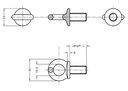 Eyebolt 7/16UNF 8.8 Grade - 50mm