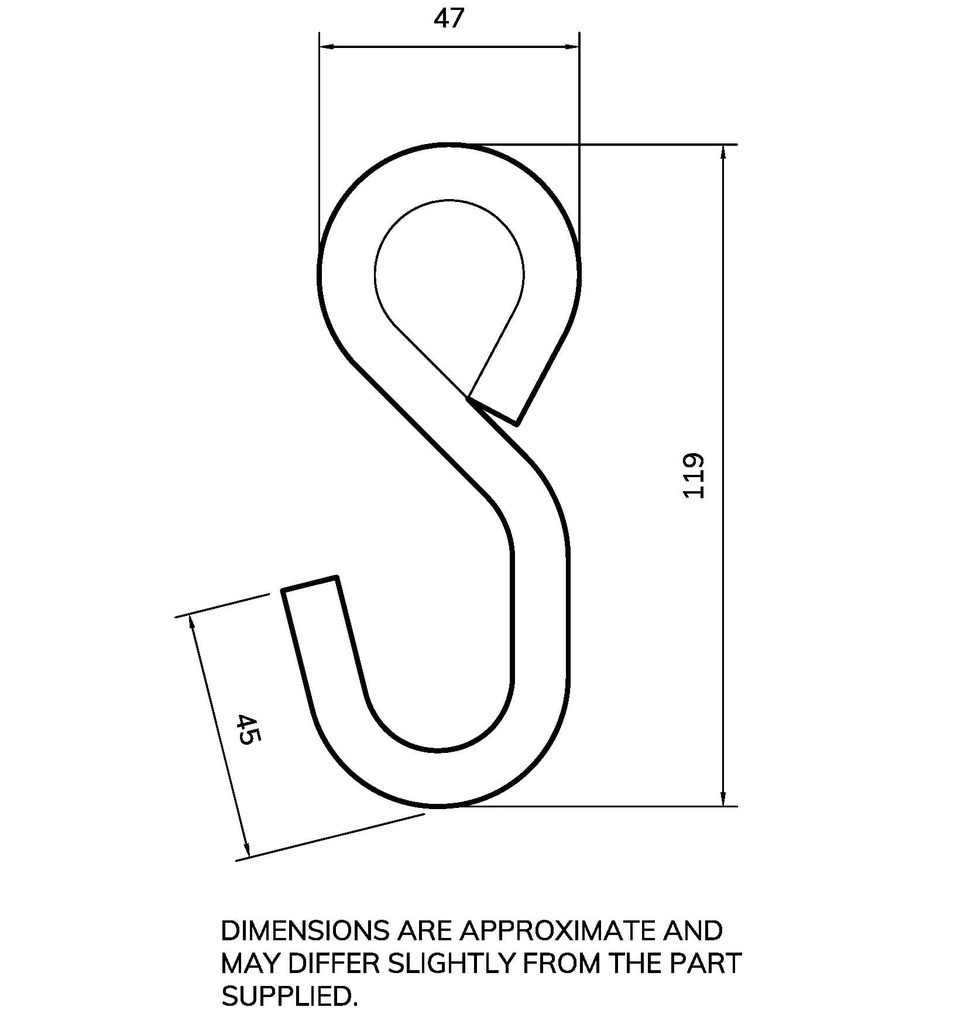 S HOOK (6514)