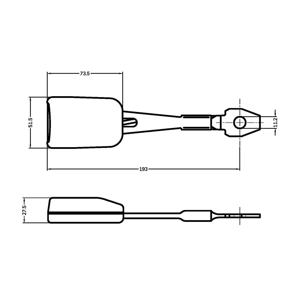 193mm TWIN WIRE BUCKLE