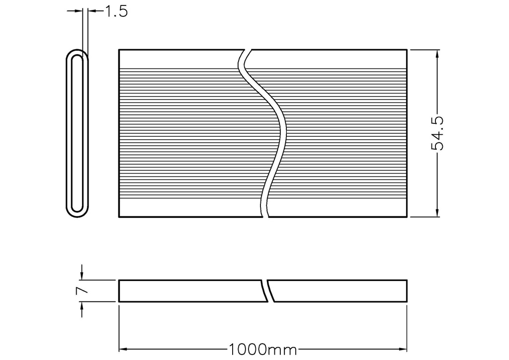 SLEEVE(WEBBING)1000mm PVC