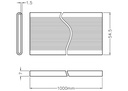 SLEEVE(WEBBING)1000mm PVC