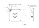 Re-inforcing Plate (55x55)