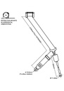 3pt AUTO BELT 0/0 R/W RETRACTOR-300mm WIRE BKL