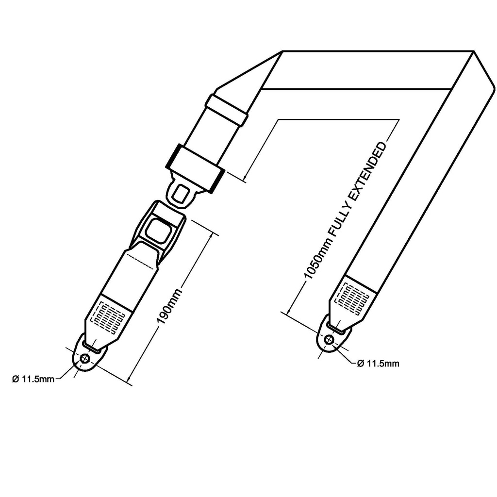 Wheelchair Lap Belt