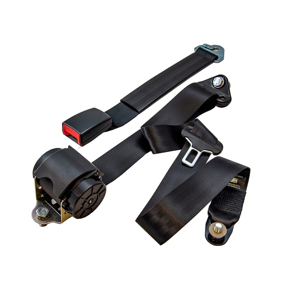 [73E2-034-00A] 3 point Rear Seatbelt Kit - Land-Rover Defender/Series Rear