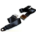 Static Lap Belt - Classic - Bolt Down (Black)