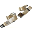 Static Lap Belt - Classic - Bolt Down (Beige)