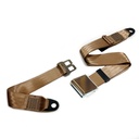 Static Lap Belt - Classic - Bolt Down (TAN)