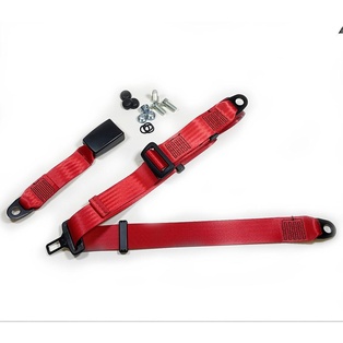 3 point Static Seatbelt - Rear (RED)