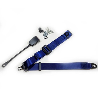 3 point Static Seatbelt - Front (NAVY BLUE)